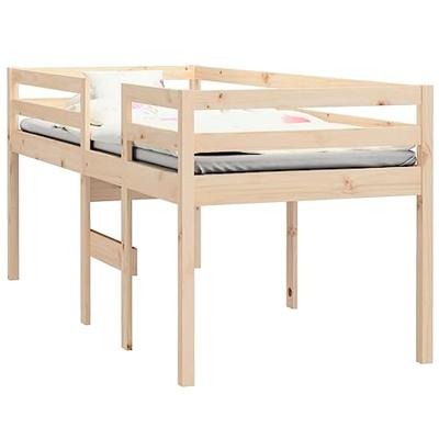 Hoogslaper massief grenenhout 90x200 cm