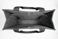 Sigel Laptoptas Desk Sharing Bag Basic M Synthetisch vilt Donkergrijs (b x h x d) 36 x 28 x 15 cm Geschikt voor max. (laptop): 39,1 cm (15,4) - thumbnail