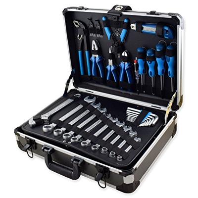 Gereedschapskist Ferrestock Aluminium 176 Onderdelen