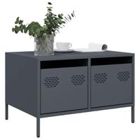Tv-meubel 68x50x43,5 cm koudgewalst staal antracietkleurig - thumbnail