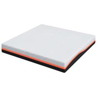 Matras Wit en Grijs 200 x 200 cm Traagschuim - thumbnail