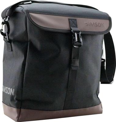 Enkele fietstas Simson urban 15 liter - nacht zwart
