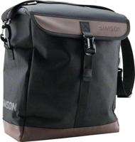 Enkele fietstas Simson urban 15 liter - nacht zwart - thumbnail