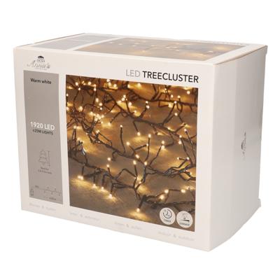3-3,5m treecluster 25m/1920led warm wit Anna's collection - Annas collection