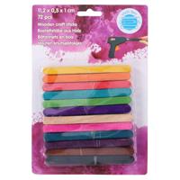 Houten Knutselstokjes, 72st. - thumbnail