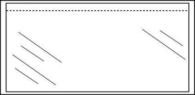 Paklijstenvelop quantore 225x122mm onbedrukt