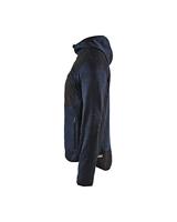 Blåkläder Gebreid vest met softshell 49302117 | Donker marineblauw/Zwart | Maat XS - 7330509658543 - thumbnail