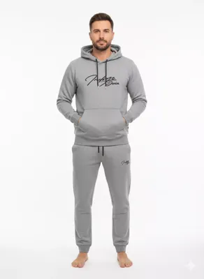 Indigo Denim - Joggingpak Heren - Lichtgrijs
