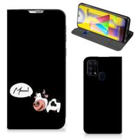 Samsung Galaxy M31 Magnet Case Cow - thumbnail