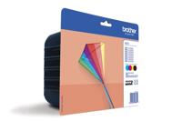 Brother inktcartridge, 600 pagina's, OEM LC-223VP, 4 kleuren - thumbnail