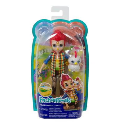 Mattel Enchantimals tienerpop Redward Rooster & Cluck 15 cm Mattel Enchantimals tienerpop Redward Rooster & Cluck 15 cm