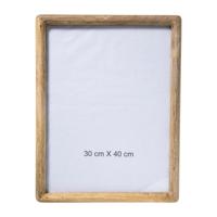 Fotolijst hout - bruin - 30x40 cm - thumbnail