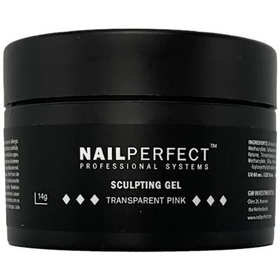 NailPerfect Gel LED/UV Sculpting Gel Transparant Pink 14gr NailPerfect Gel LED/UV Sculpting Gel Transparant Pink 14gr