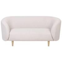 Beliani - LOEN - Tweezitsbank - Beige - Polyester - thumbnail