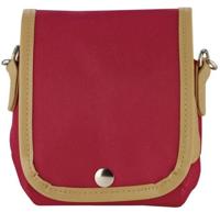 Fujifilm INSTAX mini 8 Case raspberry + Strap - thumbnail