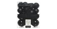 Kerstballen mix 33 st Zwart Kerst Decoris - Decoris - thumbnail