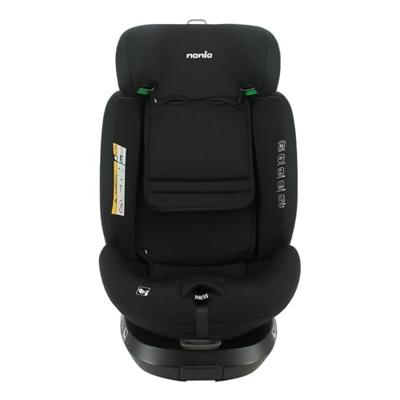 Isofix autostoeltje NANIA SPIRIT 40-150 cm R129 - 0 tot 10 jaar - Achterwaarts gericht 40-105 cm - Verstelbare hoofdsteun - Liggend - Draaibaar - Zwart