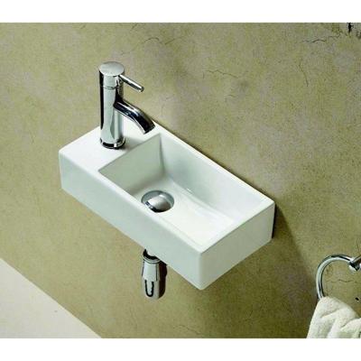 Fonteinset Sanilux Pax 40.5x22x10.5 cm met Afvoer en Kraan Keramiek Wit Sanilux