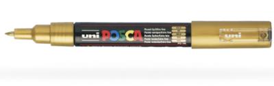 Uni POSCA paintmarker PC-1MC, 0,7 - 1 mm, goud Uni POSCA paintmarker PC-1MC, 0,7 - 1 mm, goud