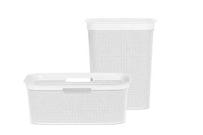 Rotho Brisen Flexibele wasmand 41L wit