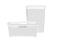 Rotho Brisen Flexibele wasmand 41L wit - thumbnail