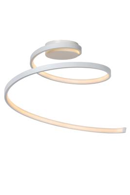 Lucide MAXENCE - Plafonnière - Ø 46 cm - LED 3 StepDim - 1x24W 3000K - Wit