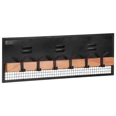 Wandkapstok 90x11x30 cm massief mangohout mango Wandkapstok 90x11x30 cm massief mangohout mango