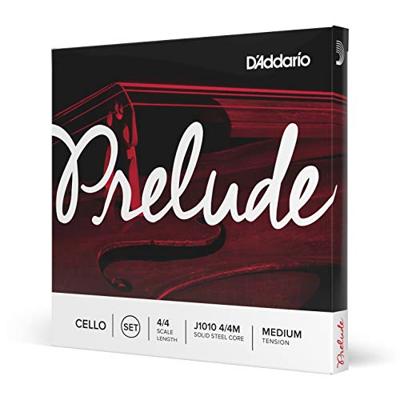 D'Addario J1010 Prelude Cello 4/4 Medium cellosnaren set D'Addario J1010 Prelude Cello 4/4 Medium cellosnaren set