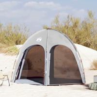 Zwembad Tent met dak Grijs 366 x 305 x 231 cm Polyester - thumbnail