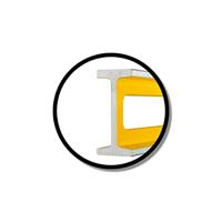 Stabila Type 83 S, 80 cm 2545 Metalen waterpas 80 cm 0.5 mm/m - thumbnail