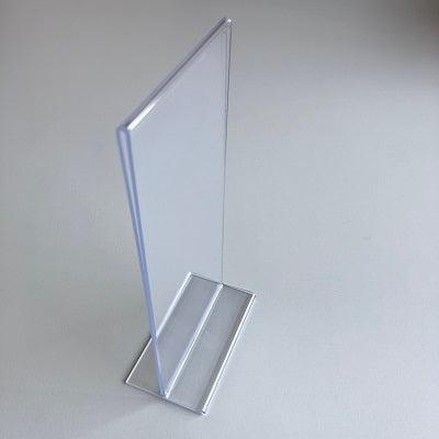 Menu-standaard acryl - 10x21 cm 1-delig