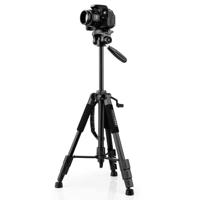 MOJOGEAR 140cm Camera en Telefoon Statief met Premium Telefoonhouder - thumbnail