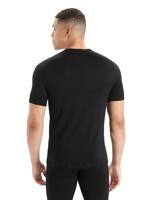 Icebreaker 200 Oasis SS Crewe Thermoshirt Heren Black XXL - thumbnail