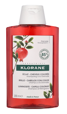 Klorane Kleurversterkende Shampoo Met Granaatappel 200ml