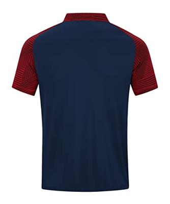 JAKO 6322 Polo Performance - Marine/Rood - XXL