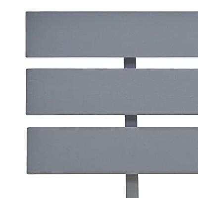 VidaXL Bedframe massief grenenhout grijs 100x200 cm VidaXL Bedframe massief grenenhout grijs 100x200 cm