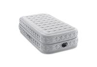 Intex 64488ND Twin Supreme Air-Flow 1-Persoons Luchtbed 191x99x51 cm + Ingebouwde Pomp Grijs - thumbnail