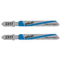 Wolfcraft Decoupeerzaagblad | HSS | L=75mm | T-Schaft | 2 stuks - 2317000 - thumbnail