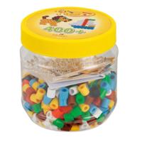 Hama strijkkralenset maxi in pot, 400st. - thumbnail