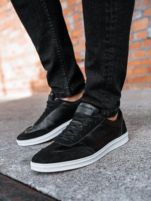 Hoge heren sportschoenen T373 - zwart, maat 41 Hoge heren sportschoenen T373 - zwart, maat 41