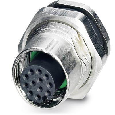 Phoenix Contact 1559929 Sensor/actuator inbouwconnector M12 Aantal polen (sensoren): 12 Bus, inbouw 20 stuk(s)
