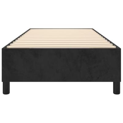 Bedframe fluweel zwart 90x190 cm Bedframe fluweel zwart 90x190 cm