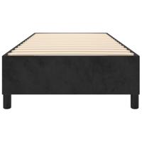 Bedframe fluweel zwart 90x190 cm - thumbnail