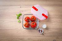 Pyrex schaal met deksel 2,2l 25x22x7cm - thumbnail