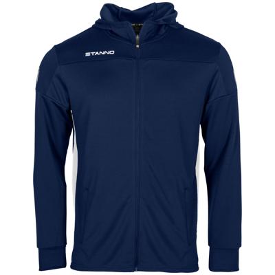 Stanno 408014 Pride Full Zip Hooded - Navy-White - XL Stanno 408014 Pride Full Zip Hooded - Navy-White - XL