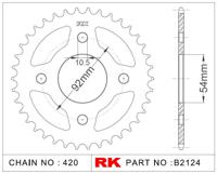 RK Chain wheel 420 60z steel silver - thumbnail