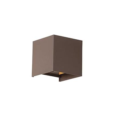 QAZQA Buiten wandlamp roestbruin incl. LED 2-lichts IP54 - Edwin QAZQA Buiten wandlamp roestbruin incl. LED 2-lichts IP54 - Edwin