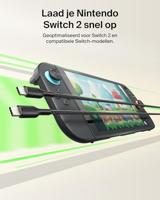 USB-C naar USB-C gamingkabel - BELKIN - Nintendo Switch 2 - 60 W - Zwart - thumbnail