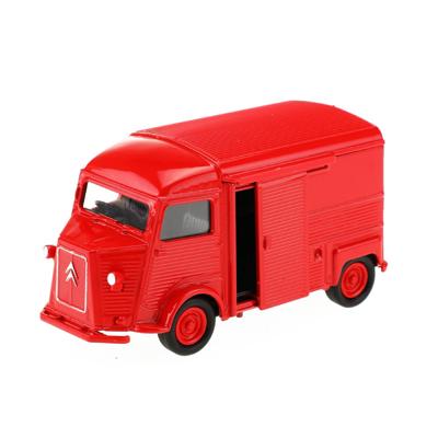 Welly Citroën type H 4 bus 10,5cm rood Welly Citroën type H 4 bus 10,5cm rood