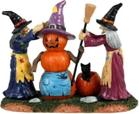 Lemax pumpkin witch halloween figuur Spooky Town 2023 - thumbnail